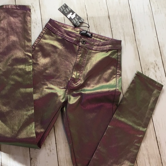 JC & JQ Denim - NWT JC & JQ Metallic Jeans size medium